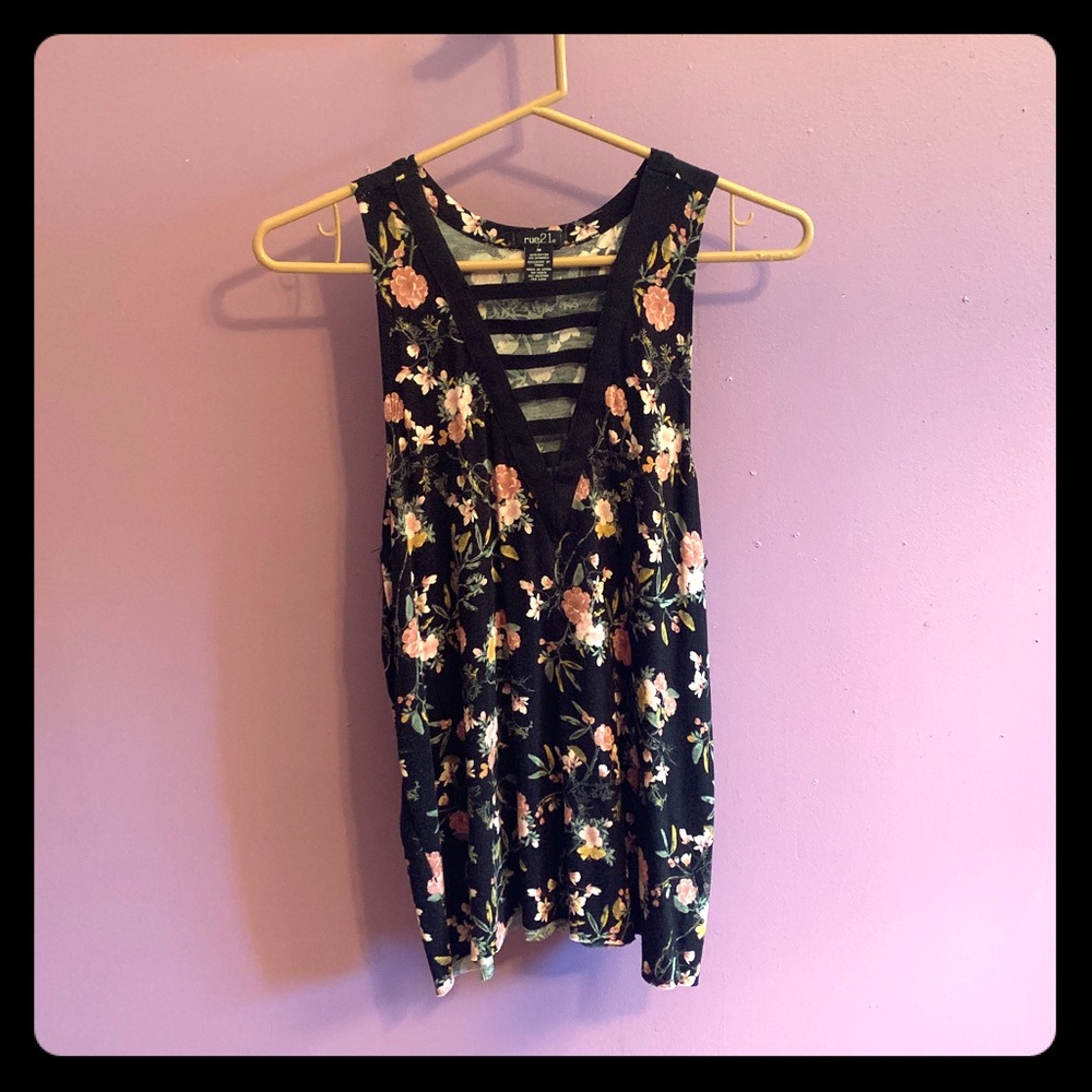 Floral tank top